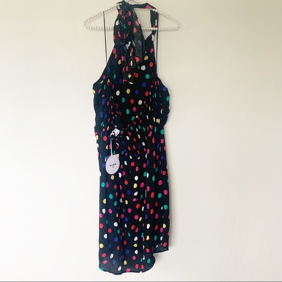 NWT RIXO x Target Polka Dot Mini Halter Dress - Picture 10 of 10
